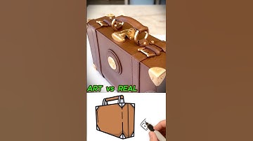 Caramel Luggage Chocolate! 🧳The best cake to take with you everywhere! #amauryguichon #chocolate
