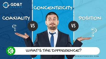 Coaxiality vs Concentricity vs Position