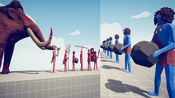 10x STONER Vs TRIBAL Team - Totally Accurate Battle Simulator | TABS