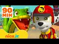 PAW Patrol Jungle Pups Find a Hidden Jungle! 🐍 w/ Marshall & Rubble | 90 Minutes | Nick Jr.