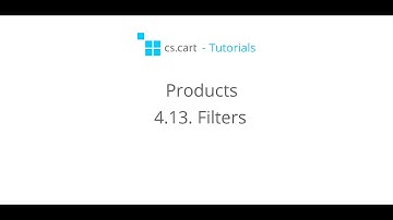 CS-Cart Tutorials. eCommerce Store - Products - CS-Cart Filters