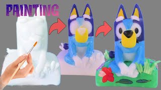 Painting Bluey Piggy Bank with Bingo- Arts & Crafts Activity