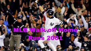 MLB Walk-off Home Runs 2001