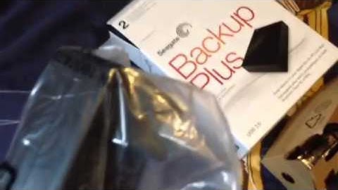 Seagate Backup Plus 5TB Hardrive Unboxing Video!