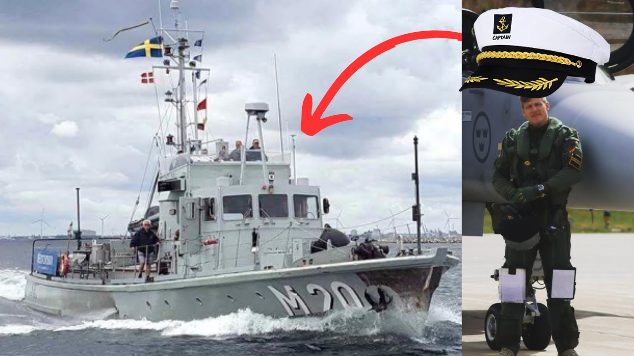 Stridspilot blir Sjökapten för en dag! Till sjöss med Minsveparen M20.