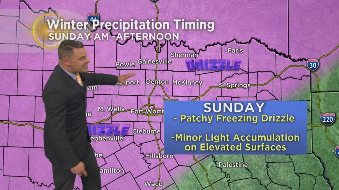 North Texas Braces For Wintry Weather - YouTube