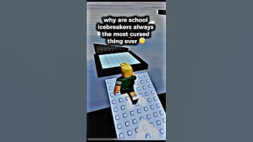 School Icebreakers 🤦😫 #roblox #rblx #relatable #robloxrant