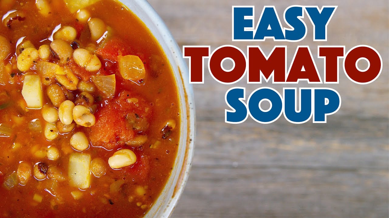 🥫Bean And Tomato Vegetable Soup - Glen And Friends Cooking - Vegetable Soup Recipe