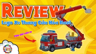 Lego Kazi Fire Ladder Car | REVIEW Lego | HT Brick #5 screenshot 1