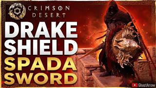 लेटर ऑफ साइलेंस क्वेस्ट (ड्रेक शील्ड और स्पैडा स्वॉर्ड का स्थान) क्रिमसन डेजर्ट screenshot 3