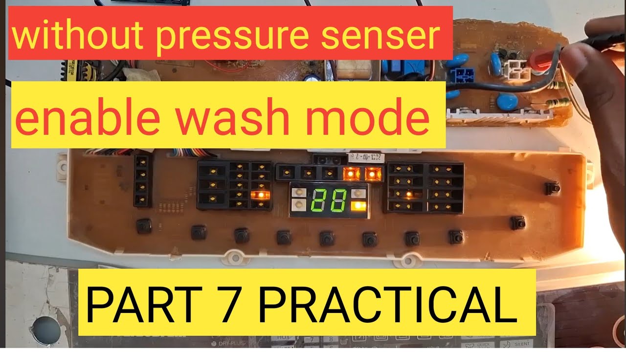 Washing machine part 7 { PRACTICAL }