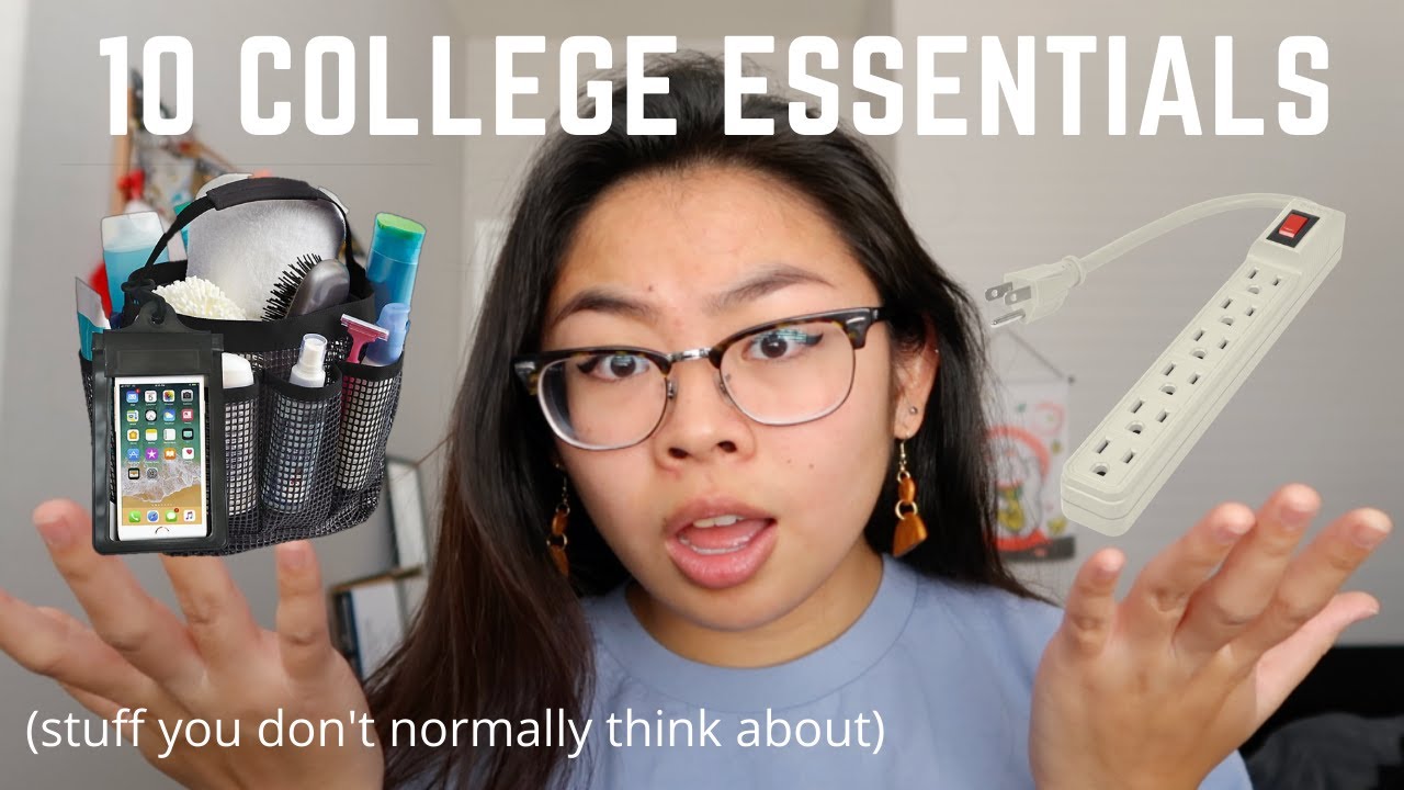 10 things you NEED for college! | freshman dorm essentials