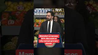 Mamdani proposes 30% discount at city-owned grocery stores.