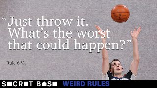 NBA jump balls can go very wrong because the rules kind of forgot about them