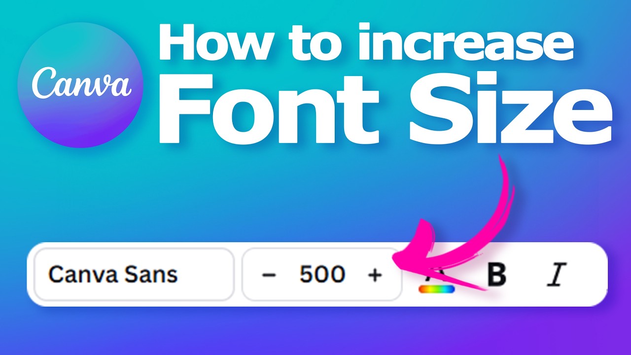 how to use increase indent in canva docs | how to use... How to increase font size in Canva - YouTube