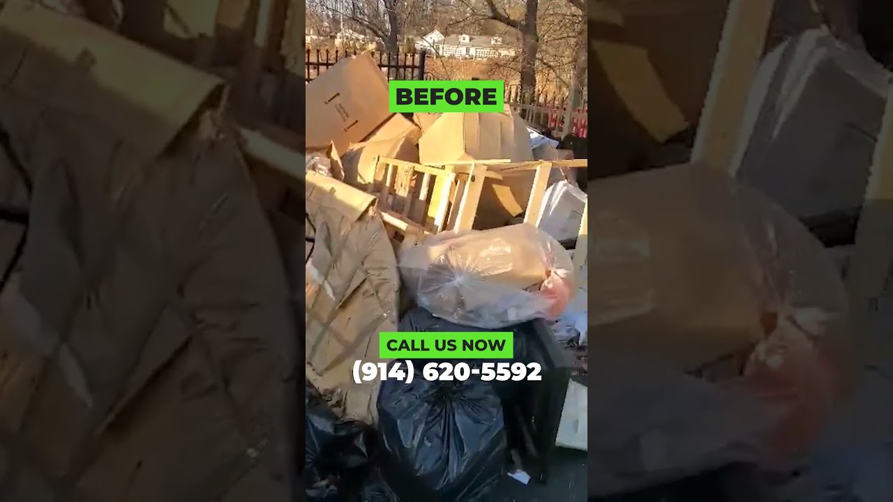 BEFORE & AFTER Photos of Storage Cleanout in Westchester