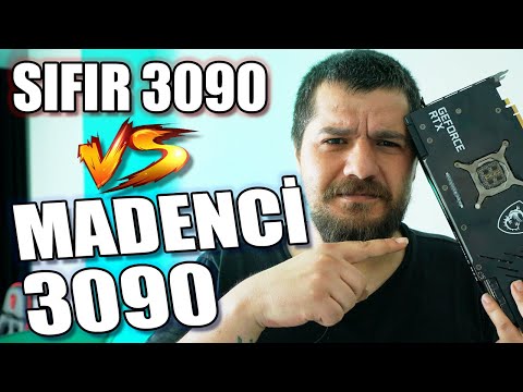 1.5 Yıllık Madenci RTX3090 VS Sıfır RTX3090! (Madencilik Kartlara Zarar Verir Mi?)