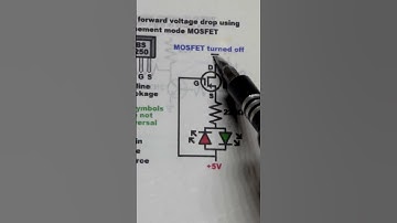Rectification With Almost No Voltage Drop Using P Channel Enhancement MOSFET #schematics #circuit