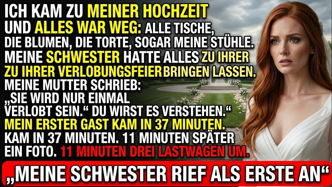 „Gloria, wir haben deine Hochzeit verlegt.“ Ich stand um 7:14 Uhr morgens auf dem Parkplatz der Location, das Kleid über dem Arm, den Kaffee in der Hand – und die Auffahrt war leer. Nicht einfach...