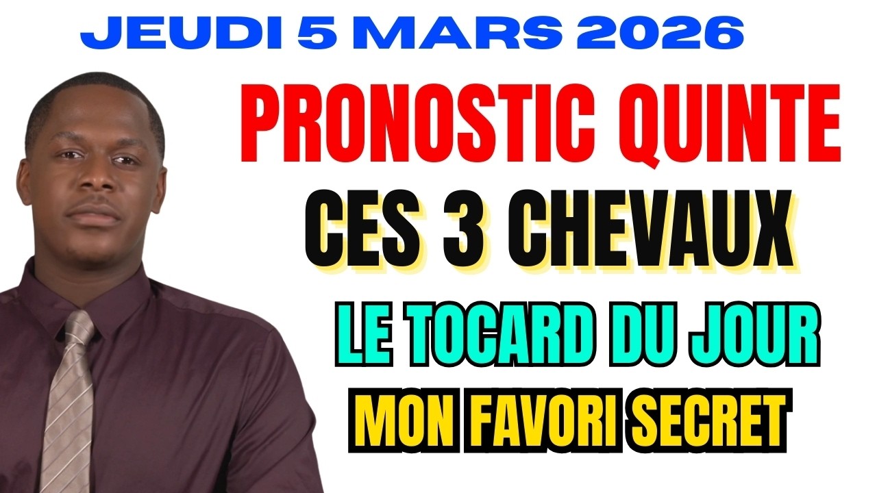 PRIX TEDDY 2026 🔥 Mes 3 Chevaux SECRETS pour le Quinté+ de Saint-Cloud | Analyse Complète