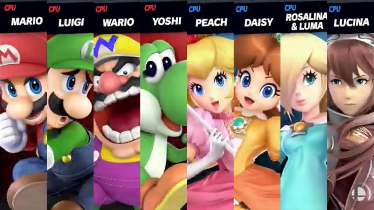 Super Smash Bros. Ultimate - The Halloween Mario Team Battle