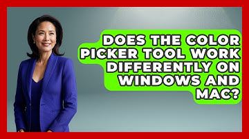 Does The Color Picker Tool Work Differently On Windows And Mac? - Graphic Design Nerd
