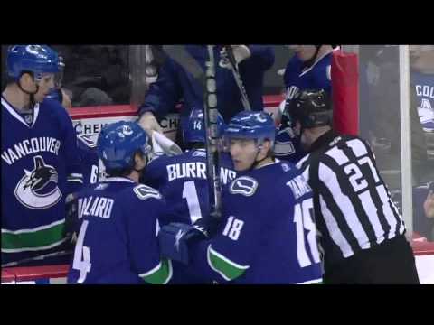 Alex Burrows OWNS Cal Clutterbuck - 03.14.11 - HD