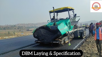Dense Bituminous Macadam(DBM)|| Its Laying and Design Specification ||#delhimumbaiexpressway