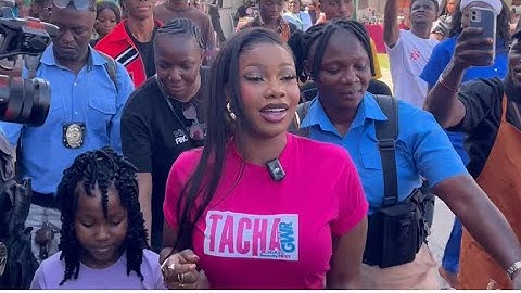 SEE HOW TACHA ARRIVED AT HER GUINESS WORLD RECORD ATTEMPT OF LONGEST HOURS OF MAKEUP 