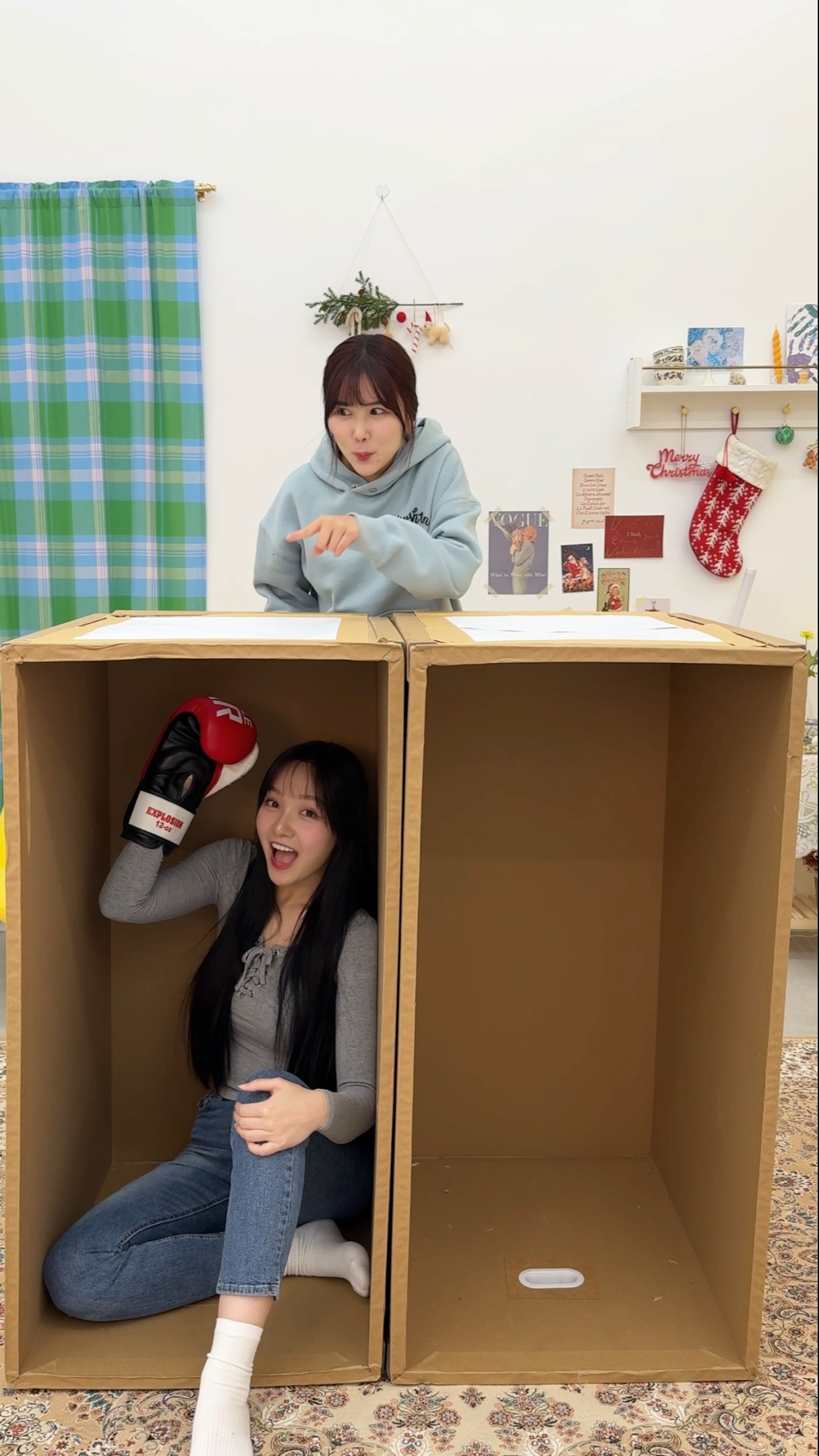 펀치 피하기 챌린지?