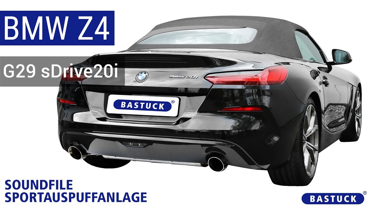 Bmw Z4 G29 Sdrivei Sdrive30i And M40i 18 Onwards Sports Exhaust System Bastuck Co Gmbh En