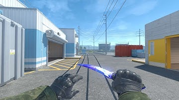 CS2 Skins: Flip Knife | Doppler (Factory New / Sapphire) | 4k60fps