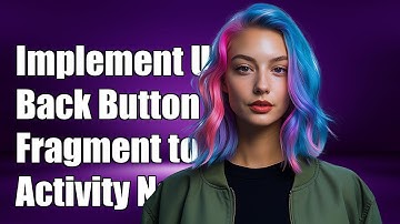 How to Implement UP Back Button in Fragment to Activity Navigation in Android