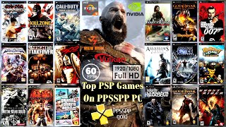 Top 18 PSP Games of All Time (PPSSPP Emulator) PC HD | PPSSPP (PSP) Games for PC UPDATED 2021 1080p