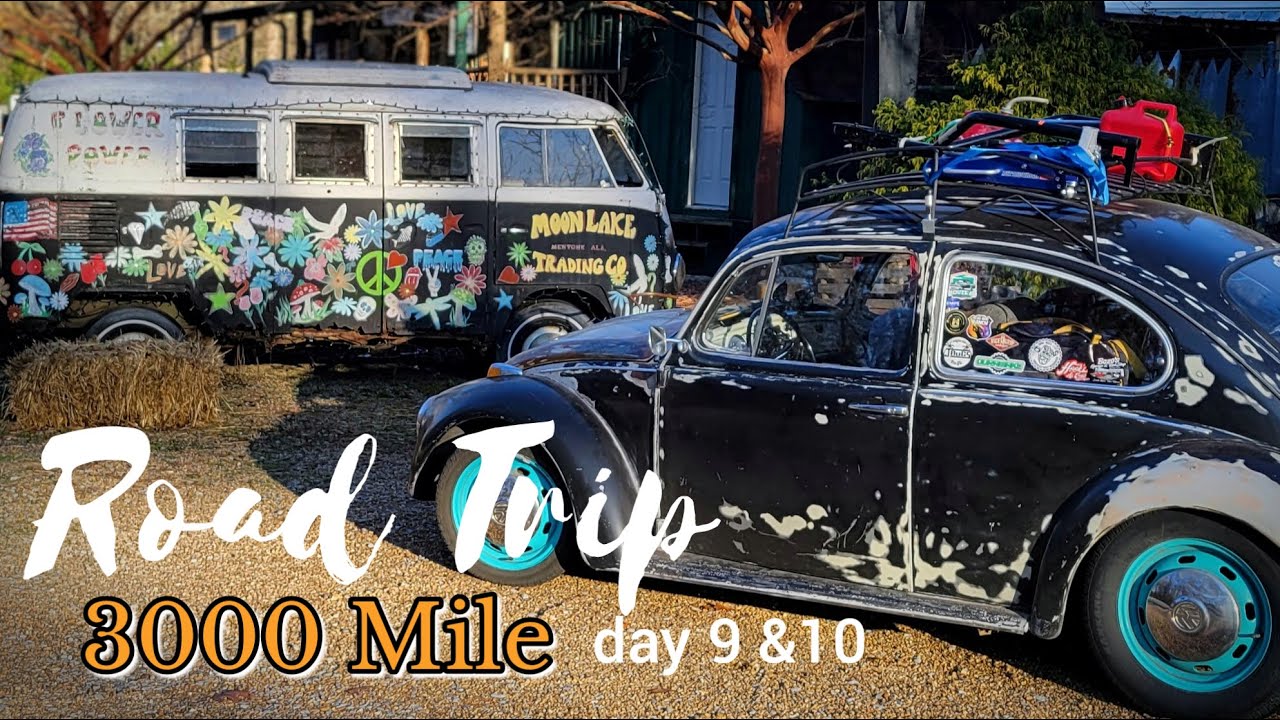 1969 Volkswagen Beetle - Final Push Day 9 &10 cannonballing the Vw Bug 900 miles