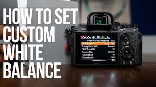 How To White Balance On Your Sony Alpha Camera