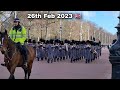 &quot;Changing of the Guard&quot; Old Guard Leaves St James&#39;s Palace 26/02/23