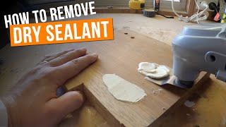 How to remove Sikaflex, 5200, or silicone sealants!