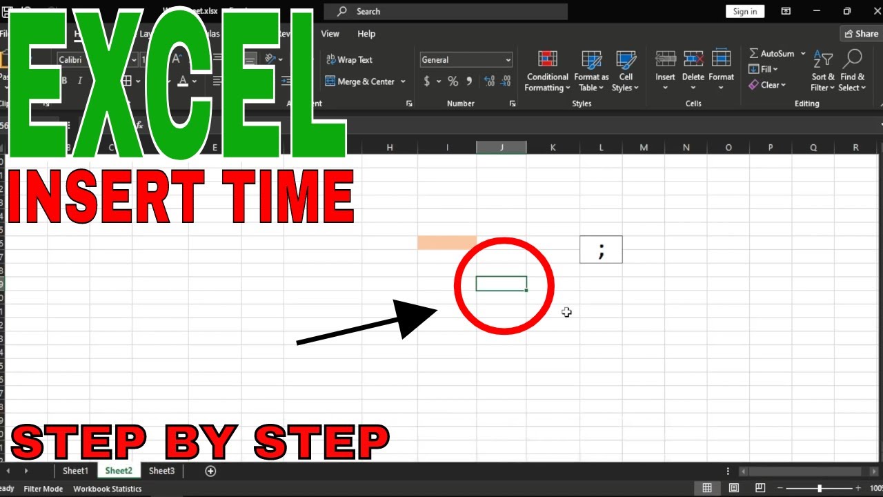 How To Insert Time In Excel YouTube How To Insert Time In Excel YouTube
