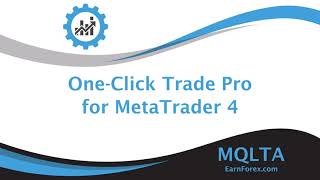 One-Click Trade Pro Expert Advisor for MetaTrader 4