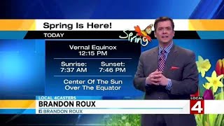 Local 4Casters: Spring is here but it doesn't feel like it but it the sun is shining so that's good