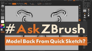 #AskZBrush: “How can I get my model back if I accidentally click Quick Sketch?”