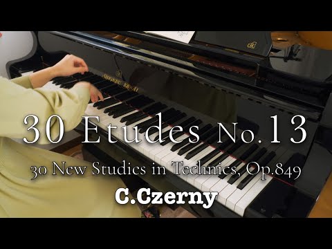 Czerny op.849, No.13, from 30 New Studies in Technics