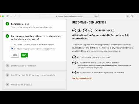 Creación de una licencia Creative Commons Tutorial