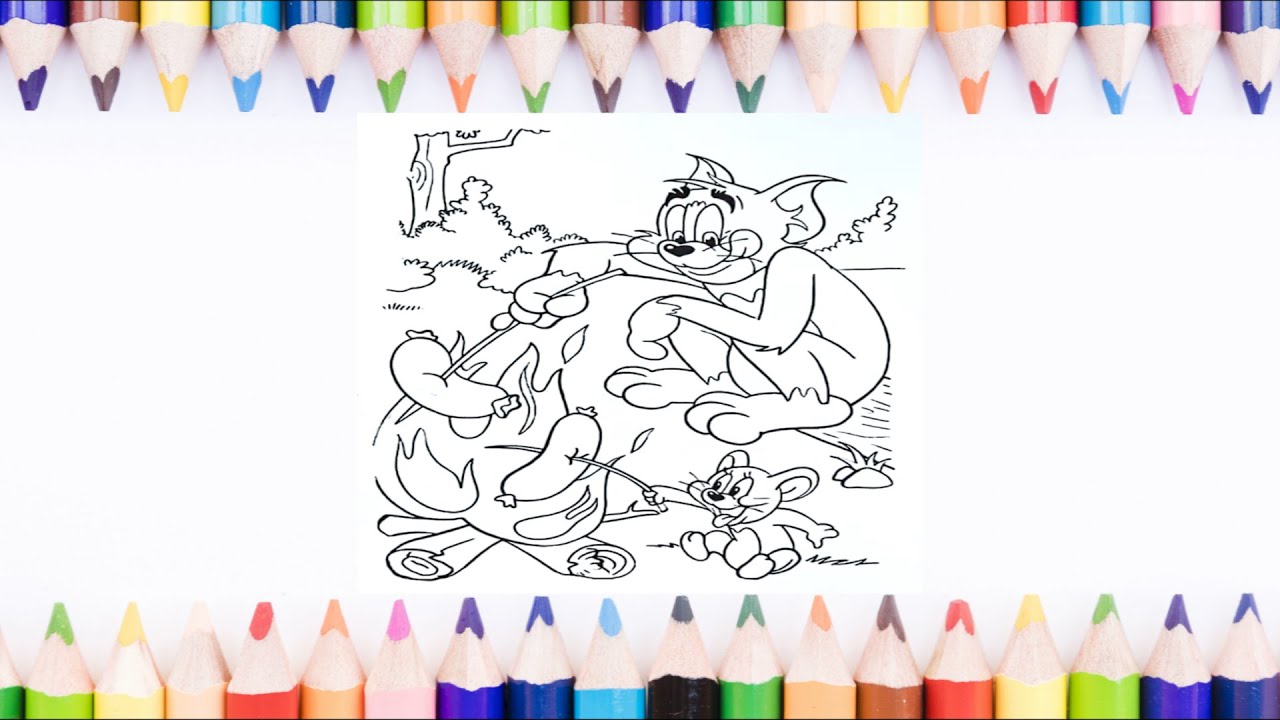 Tom and Jerry How to Color Tom and Jerry Coloring for Kids Part 20 ...