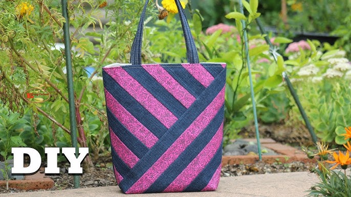 Slouchy Bag from Scraps Graphic by Make it in denim School · Creative  Fabrica