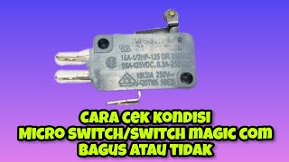 How to Check if a Micro Switch is Good or Bad | Magic com Automatic Switch