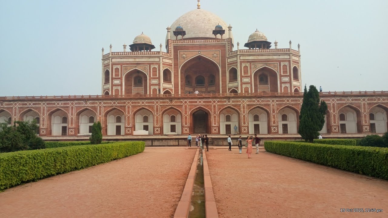 বাদশাহ হুমায়ুন কবর সৌধ🎀দিল্লি