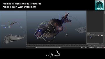 How To Animate Along a Path With Deformers Using Autodesk Maya | Animation Tutorial