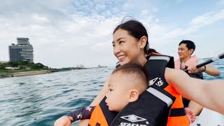 Kayaking with our baby! | #SKYFam